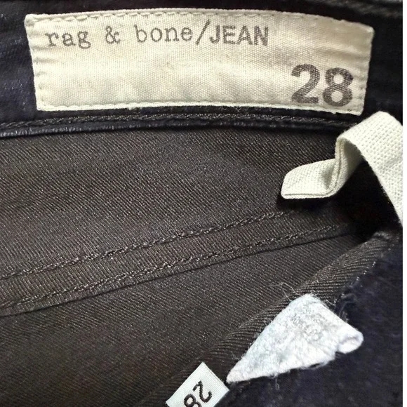 rag & bone Dark Blue Flare Jeans - Picture 3 of 15